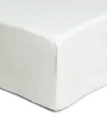 Habitat Anti-Microbial Cotton White Fitted Sheet - Single