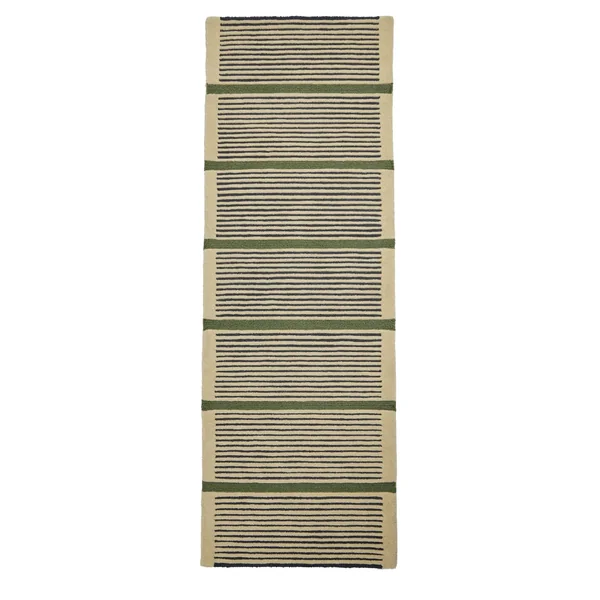 Habitat Archive Industrial Stripe Neutral Runner - 66x200cm