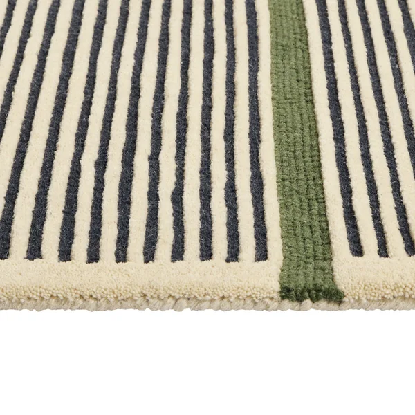 Habitat Archive Industrial Stripe Neutral Runner - 66x200cm