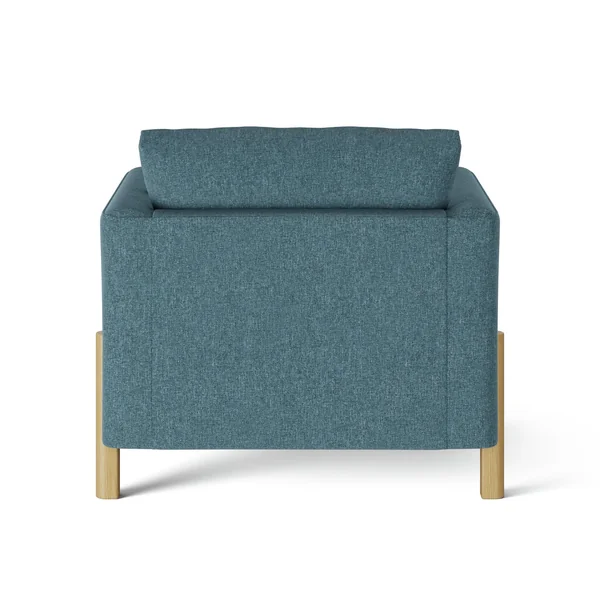Habitat Aston Fabric Armchair - Blue - Ash Leg