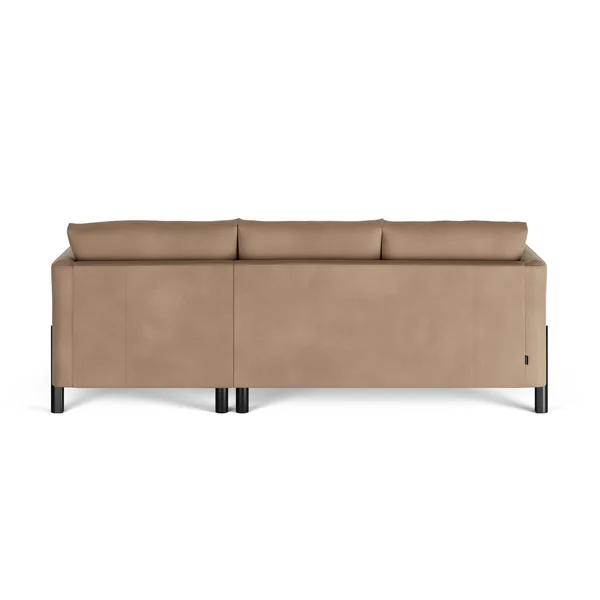 Habitat Aston Right Hand Corner Sofa - Latte - Black Leg