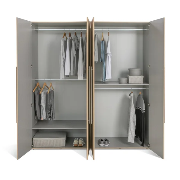 Habitat Atlas 4 Door Wardrobe - Oak