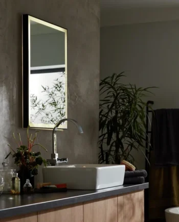 Habitat Bathroom LED Backlit Demister Touch Mirror - 70x50