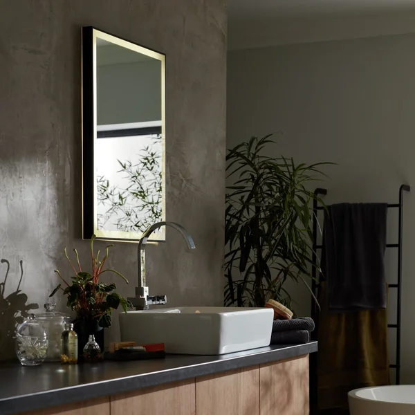 Habitat Bathroom LED Backlit Demister Touch Mirror - 70x50