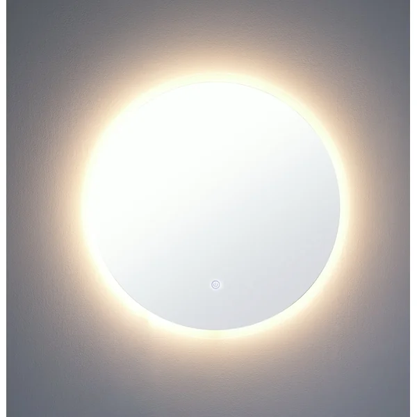 Habitat Bathroom LED Circle Backlit Demister Touch Mirror