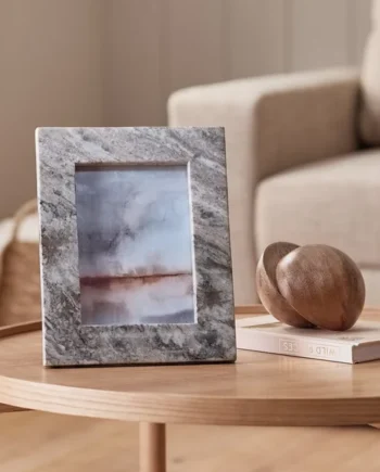 Habitat Beige Marble Picture Frame - 5x7"