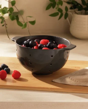Habitat Berry Colander - Black