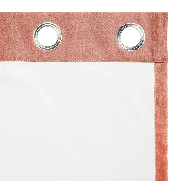 Habitat Blackout Eyelet Curtains - Orange - 117x137cm