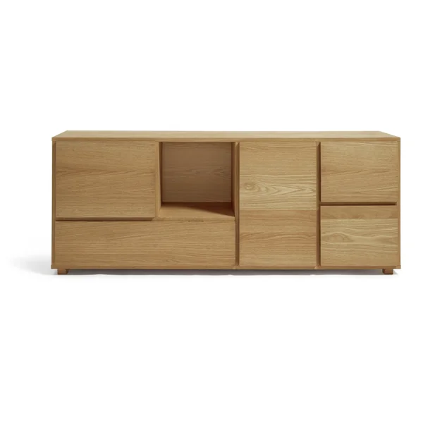 Habitat Block 1 Drawer Oak Sideboard - Natural