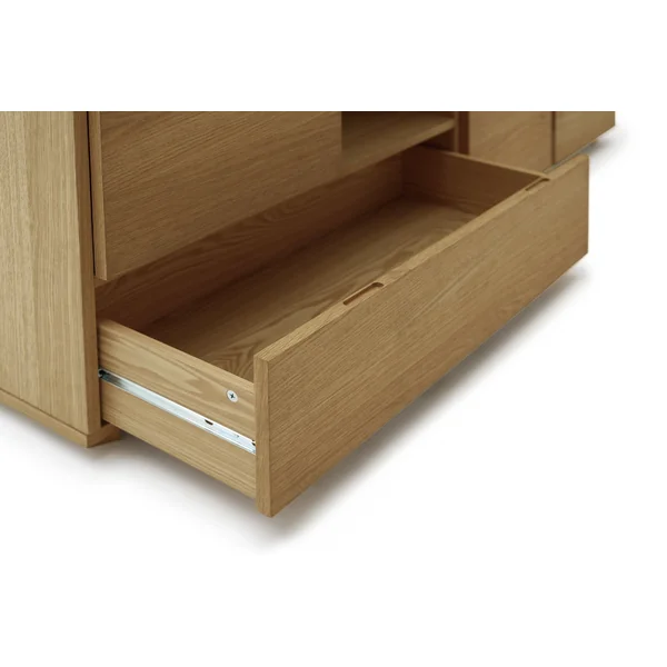 Habitat Block 1 Drawer Oak Sideboard - Natural
