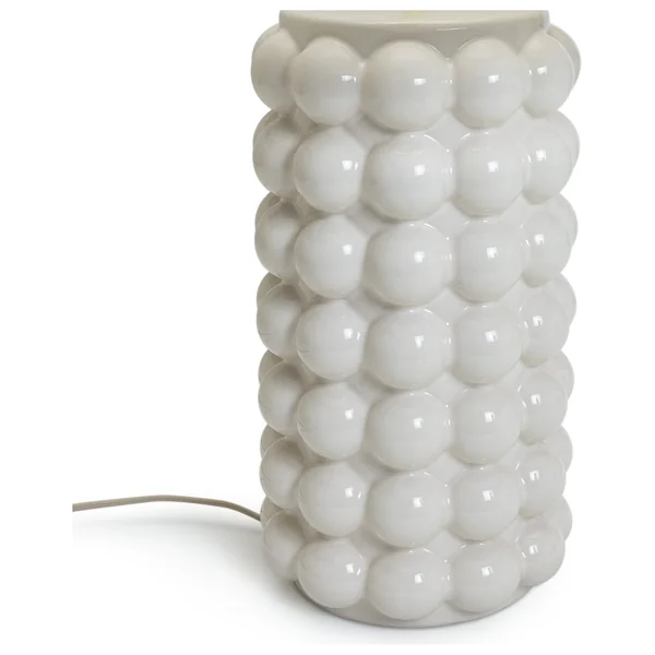 Habitat Bobble 61cm Ceramic Table Lamp - Cream