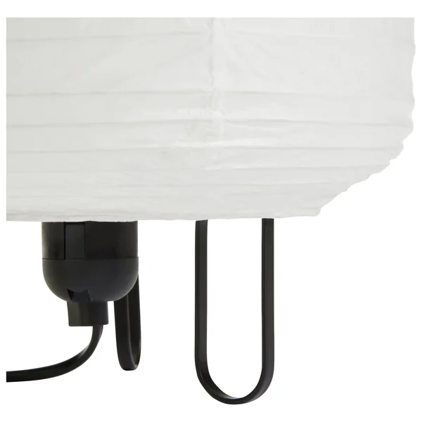 Habitat Boulle Japonais 37cm Steel Paper Table Lamp - White