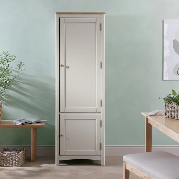 Habitat Bournemouth 2 Door Kitchen Larder - Beige