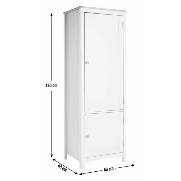 Habitat Bournemouth 2 Door Kitchen Larder - Beige