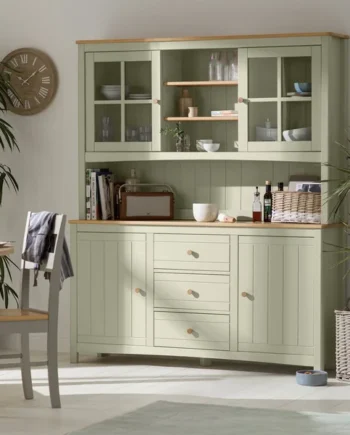 Habitat Bournemouth 4 Door 3 Drawer Sideboard Dresser-Beige