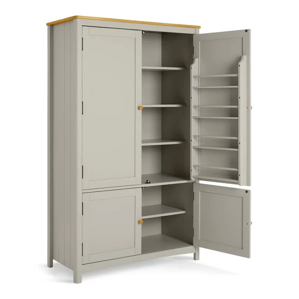 Habitat Bournemouth 4 Door Kitchen Larder - Beige