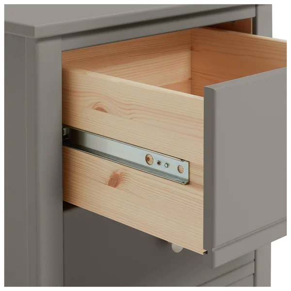 Habitat Brooklyn 2 Drawer Bedside Table - Grey