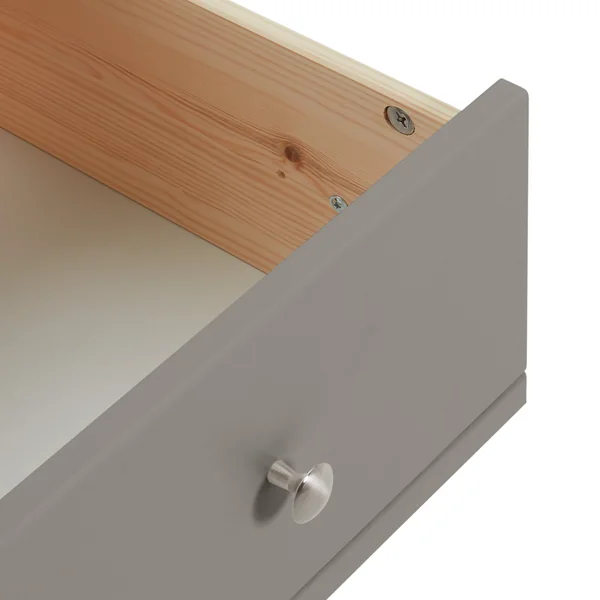 Habitat Brooklyn 2 Drawer Bedside Table - Grey
