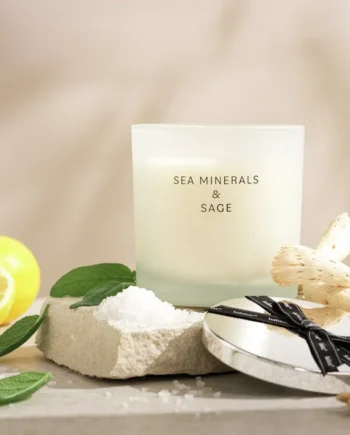 Habitat Candle with Lid - Sea Minerals & Sage