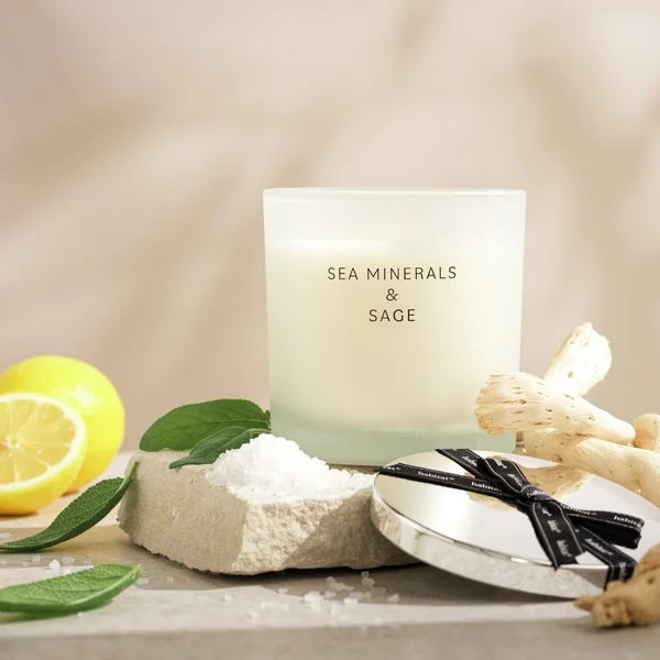 Habitat Candle with Lid - Sea Minerals & Sage