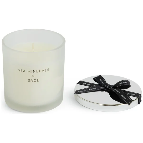 Habitat Candle with Lid - Sea Minerals & Sage