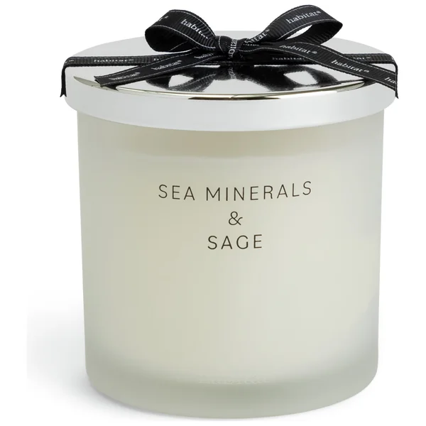Habitat Candle with Lid - Sea Minerals & Sage