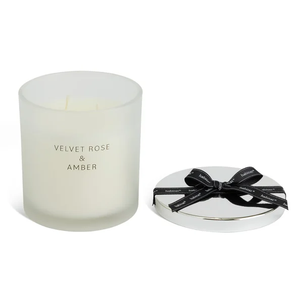 Habitat Candle with Lid - Velvet Rose & Amber