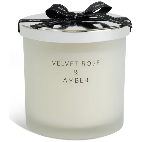 Habitat Candle with Lid - Velvet Rose & Amber
