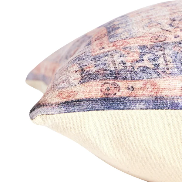 Habitat Chenille Tapestry Print Cushion - Cream - 43x43cm
