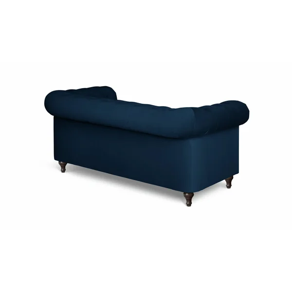 Habitat Chesterfield Velvet 2 Seater Sofa - Blue