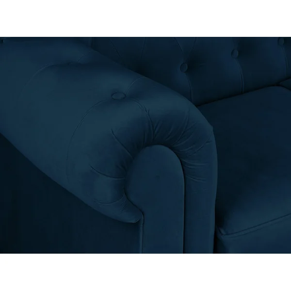Habitat Chesterfield Velvet 2 Seater Sofa - Blue