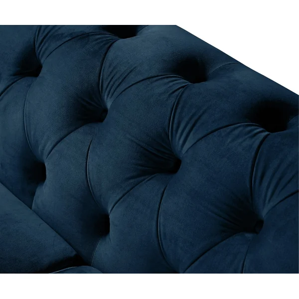 Habitat Chesterfield Velvet 3 Seater Sofa - Blue