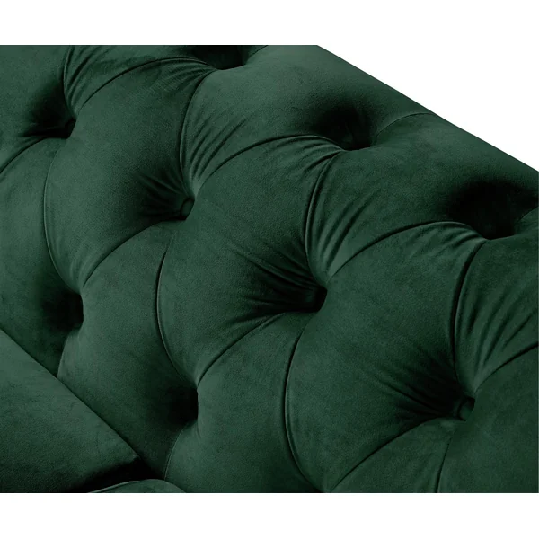 Habitat Chesterfield Velvet 3 Seater Sofa - Green