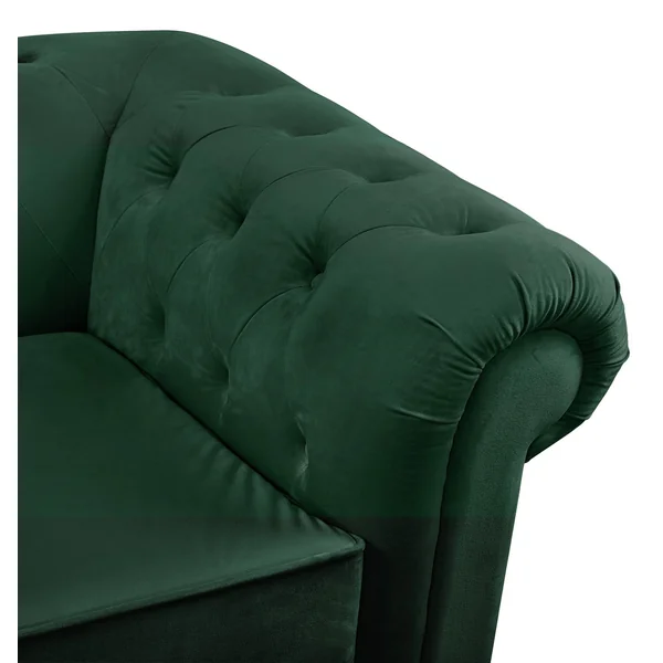 Habitat Chesterfield Velvet 3 Seater Sofa - Green