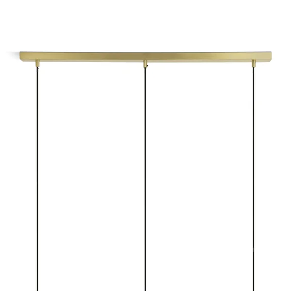 Habitat Coleman 3 Light Pendant Light - Brass