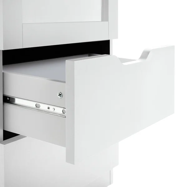 Habitat Compton 1 Door Glass Display Cabinet - White