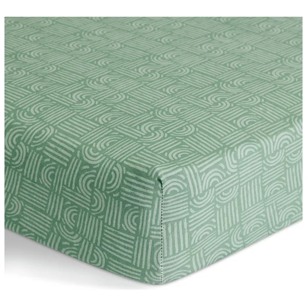 Habitat Cotton Jersey Safari Twin Nursery Fitted Sheet-Moses