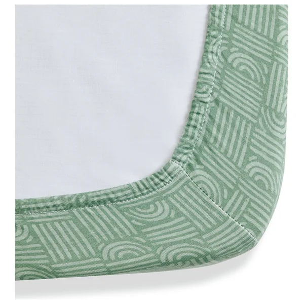 Habitat Cotton Jersey Safari Twin Nursery Fitted Sheet-Moses