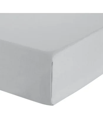 Habitat Cotton Rich 180 TC Plain Dove Grey Flat Sheet-Single