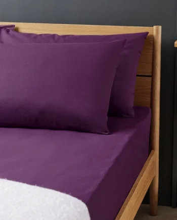 Habitat Cotton Rich 180 TC Standard Pillowcase Pair - Grape