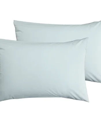 Habitat Cotton Rich 180 TC Standard Pillowcase Pair-Duck Egg