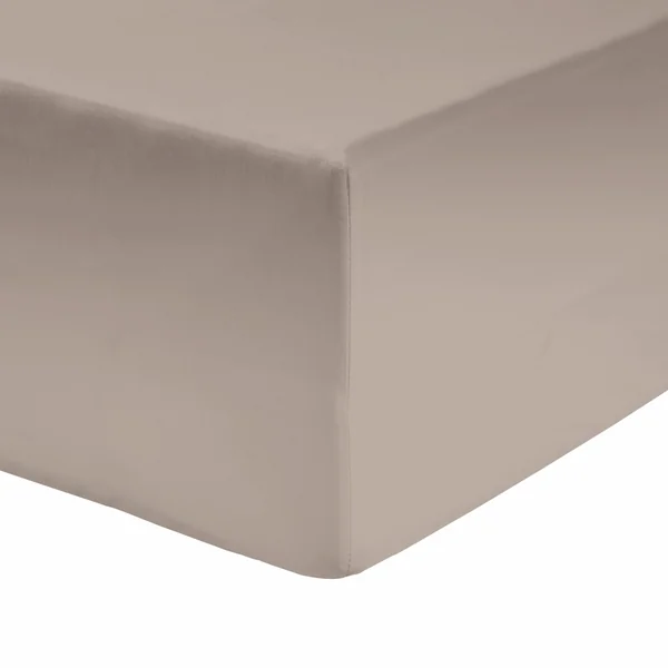 Habitat Cotton Rich 180TC Neutral Fitted Sheet - Single
