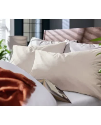 Habitat Cotton Rich 180TC Standard Pillowcase Pair - Neutral