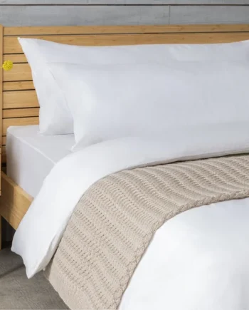 Habitat Cotton Rich Bolster Pillowcase Pair - White