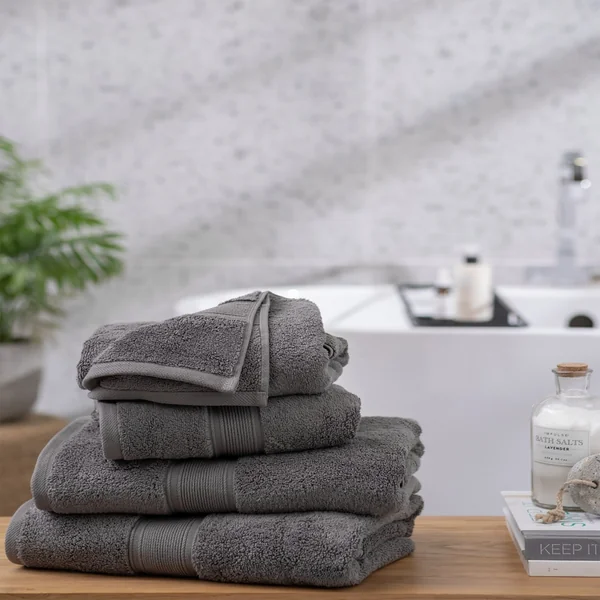Habitat Cotton Supersoft 2 Pack Hand Towel - Grey