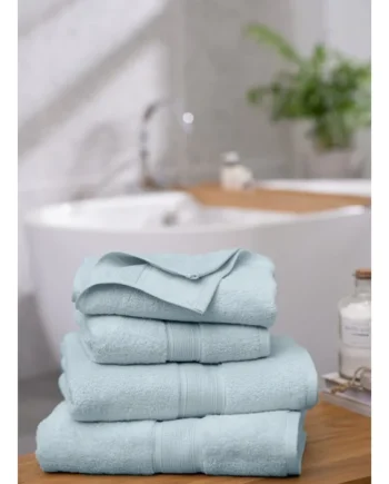 Habitat Cotton Supersoft 4 Piece Towel Bale - Country Blue