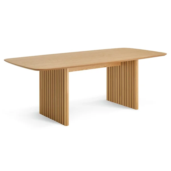 Habitat Crishel Oak Veneer 10 Seater Dining Table - Oak