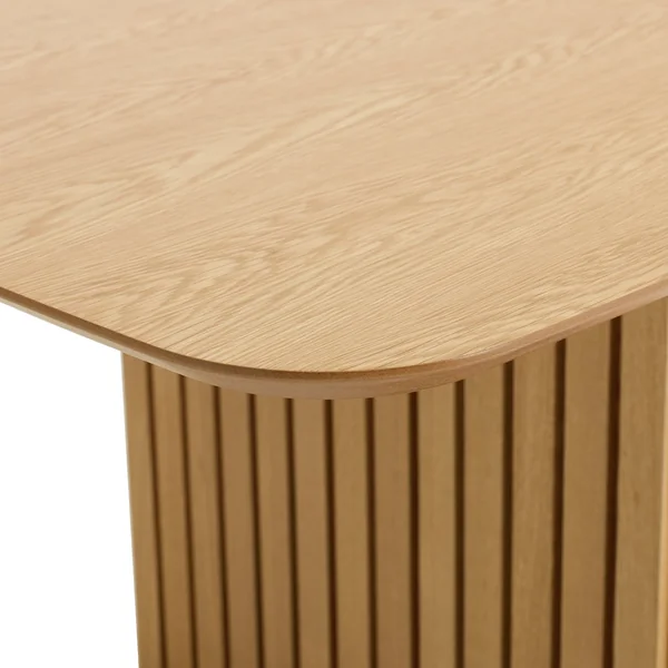 Habitat Crishel Oak Veneer 10 Seater Dining Table - Oak