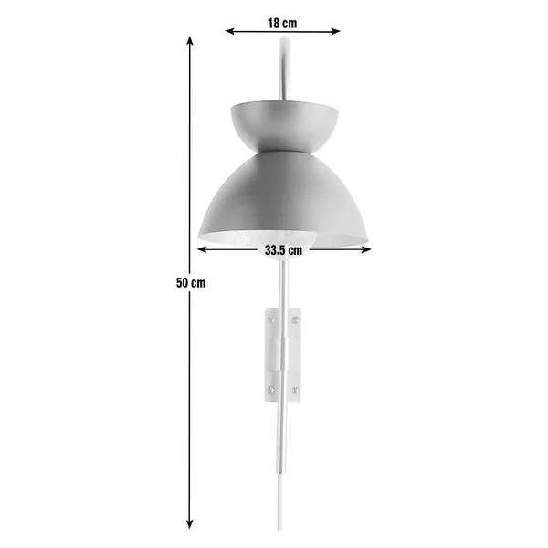 Habitat Dasni Wall Light - Green & Brass
