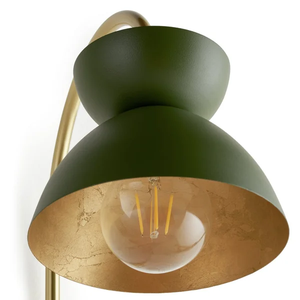 Habitat Dasni Wall Light - Green & Brass